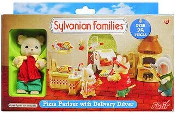 Sylvanian families pizza delivery set deals