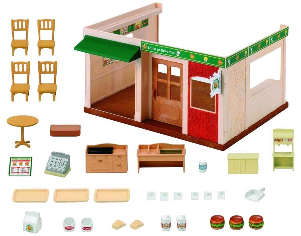 sylvanian families burger van