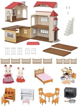 Red Roof Country Home Gift Set Sylvanian Families Wiki Fandom