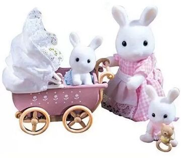 Sylvanian families twin pram top