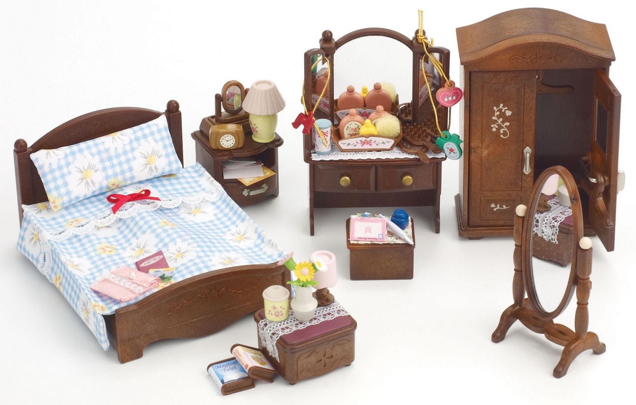 sylvanian families master bedroom set