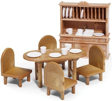 Sylvanian families table and chairs sales