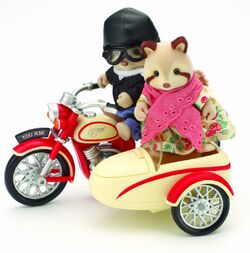 【新品•未使用】シルバニア⭐️Motorcycle and Sidecar⭐️ 新品•未使用】シルバニア⭐️Motorcycle and Sidecar
