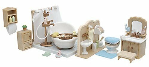 sylvanian toilet set