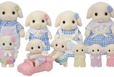 Sylvanian families cottontail rabbit family 2025