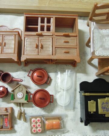 country kitchen set 4226 sylvanian