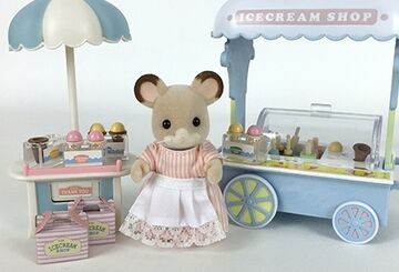 Sylvanian families ice cream shop deals