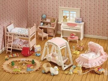 Sylvanian families deals nursery room set