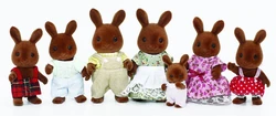 Celebrations Brown Rabbit Family
