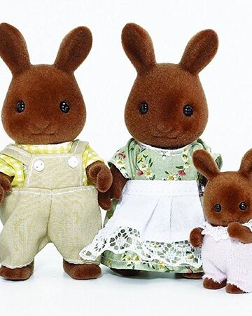 sylvanian families cottontail rabbit family
