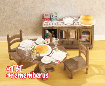 Sylvanian table shop