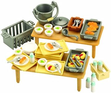 Sylvanian school hotsell lunch set