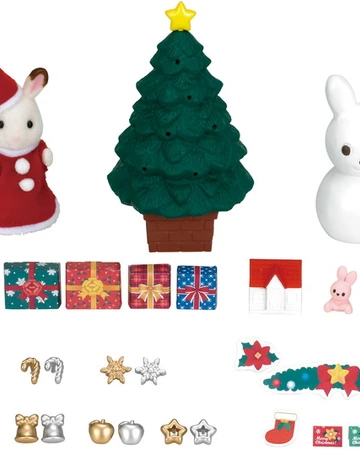 sylvanian families christmas set