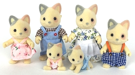 Calico critters whiskers sales cat family