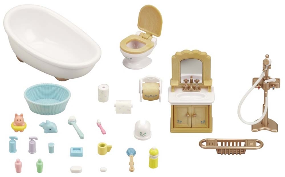 sylvanian toilet set