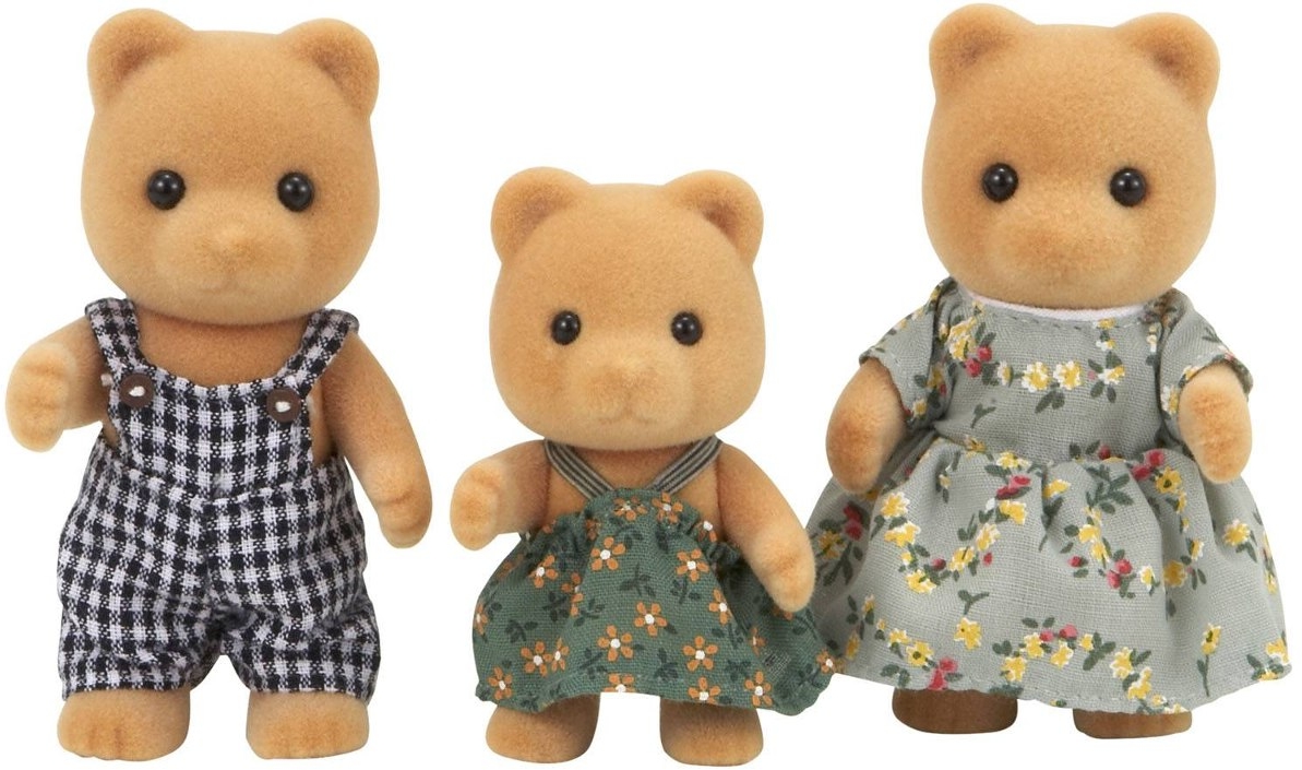 Sylvanian bear best sale family
