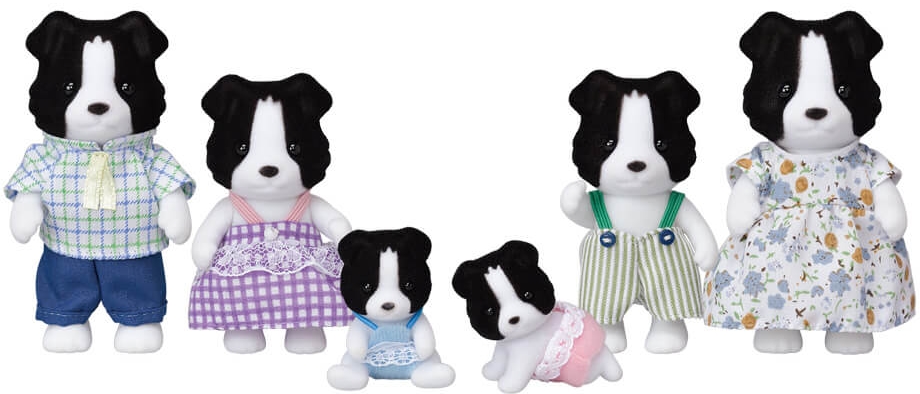 Border Collie Family Sylvanian Czech Republic, SAVE 37% 