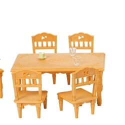 Sylvanian dining room set sales