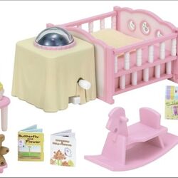 Calico critters nightlight nursery set sale