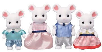 Sylvanian families marshmallow mouse family shop