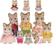 Striped Cat Family (Sandy) (2014 UK)