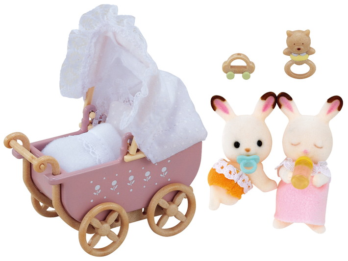 Sylvanian Families Chocolate Rabbit Twins