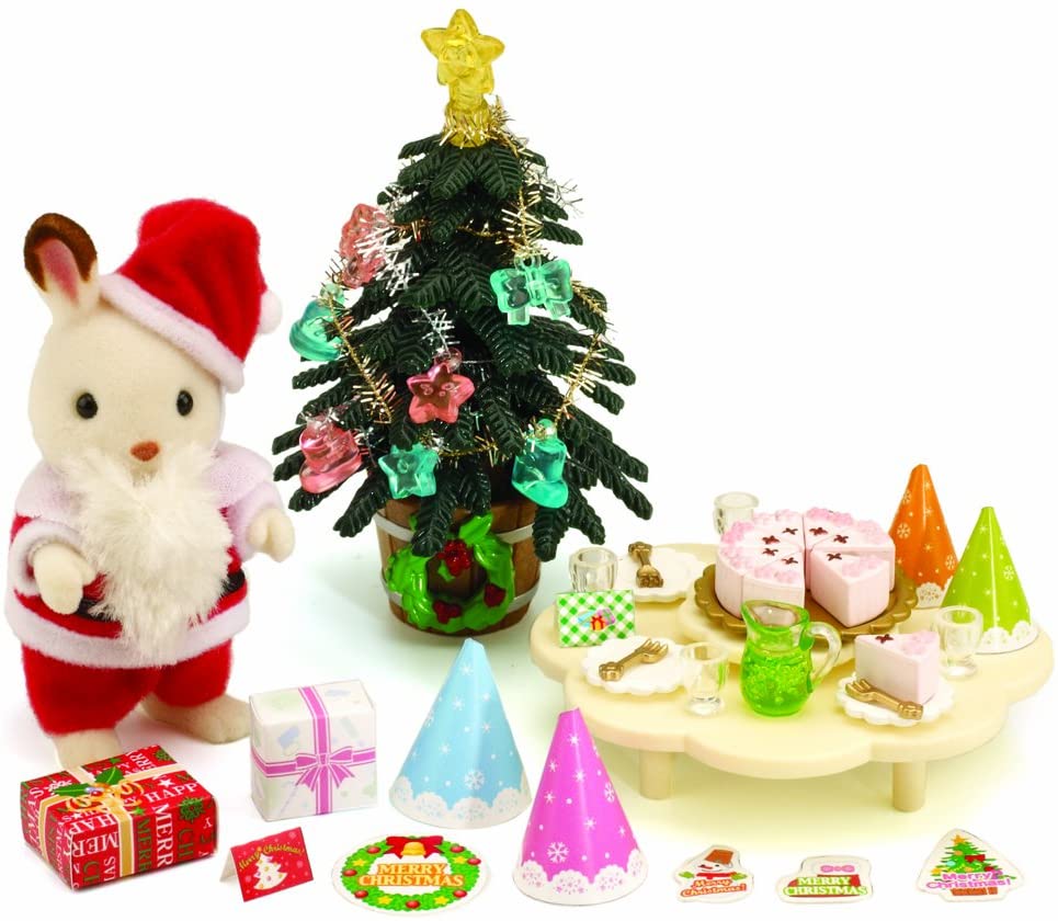 Sylvanian Families: Father Christmas & tree set Toys
