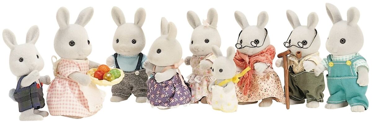 Famille Babblebrook Lapin Gris - Sylvanian Families (Europe)