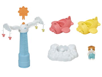 Sylvanian families baby airplane ride best sale