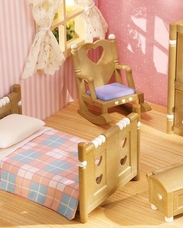 sylvanian families master bedroom furniture set