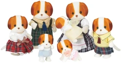 Chiffon Dog Family dolls
