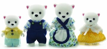 Sylvanian families polar bear family best sale