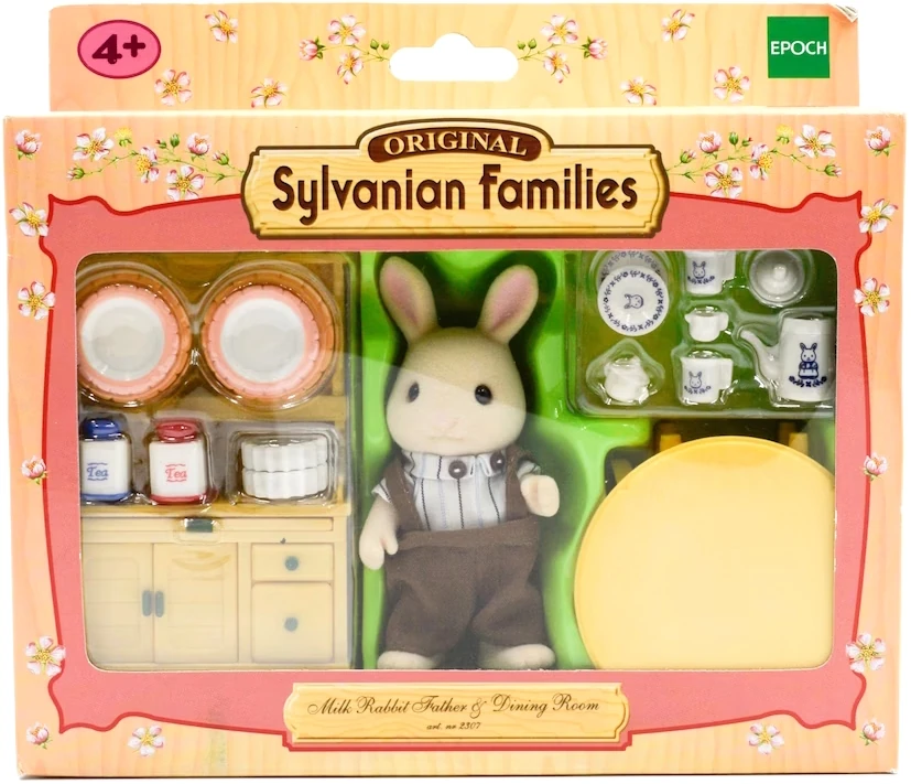 Milk Rabbit Father & Dining Room | Sylvanian Families Wiki | Fandom