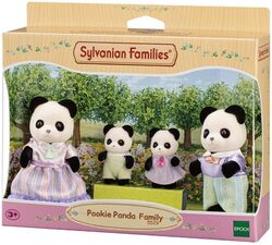 Sylvanian Families/Calico Critters Pookie Panda Family (Stop Motion) New  for 2021 
