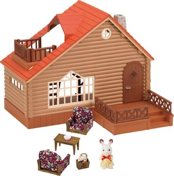 Sylvanian log cabin sale