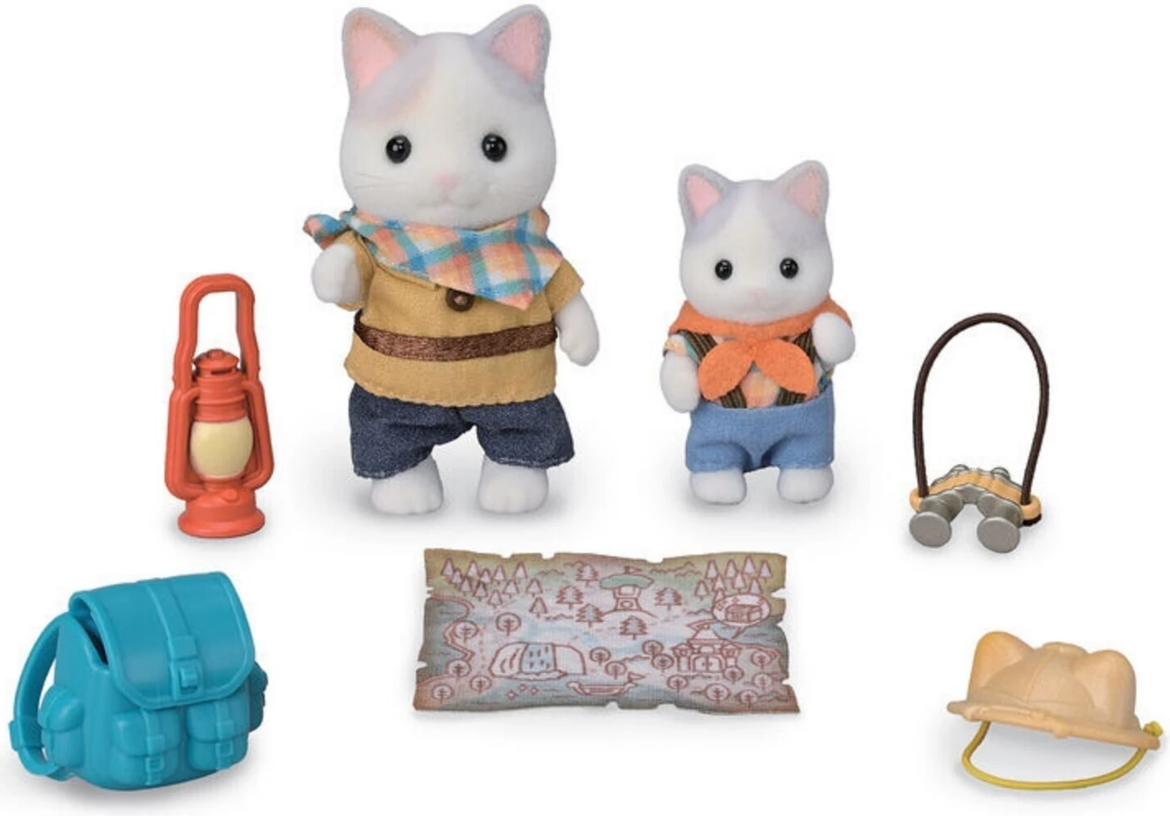 Exciting Exploration Set – Latte Cat Brother & Baby | Sylvanian
