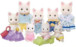 Silk Cat Family dolls