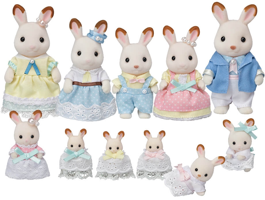 Chocolate Rabbit Family Celebration Set | Sylvanian Families Wiki