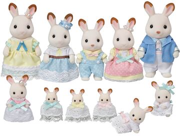 Sylvanian families chocolate rabbit father set sales