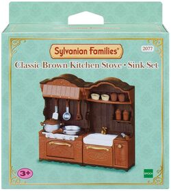 *Sylvanian Families Furniture Kitchen Stove Sink Set