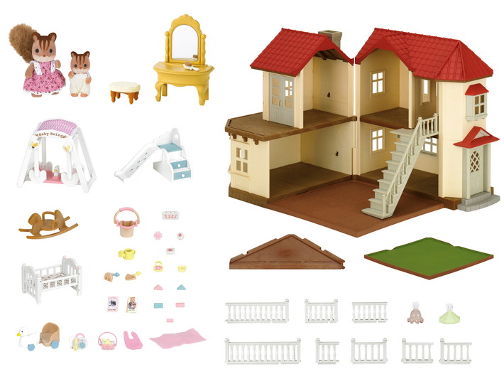 Sylvanian beechwood hall sales gift set