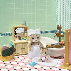 Sylvanian families country bathroom set 5034 outlet