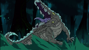 Mutant Crocodile in The Demon Within