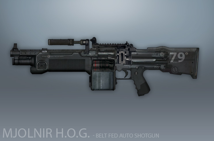 Belt fed shotgun discount