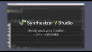 Synthesizer V Studio Melody and Lyrics Creation