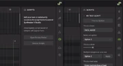 Script Panel and Customizable UI