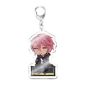 JUN Sitting Clear Acrylic Keychain; illust. K.