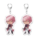 JUN Clear Acrylic Keychain; illust. K.