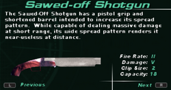 SFDM Sawed-Off Shotgun Screen