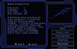 SF1 Nightvision Rifle Screen